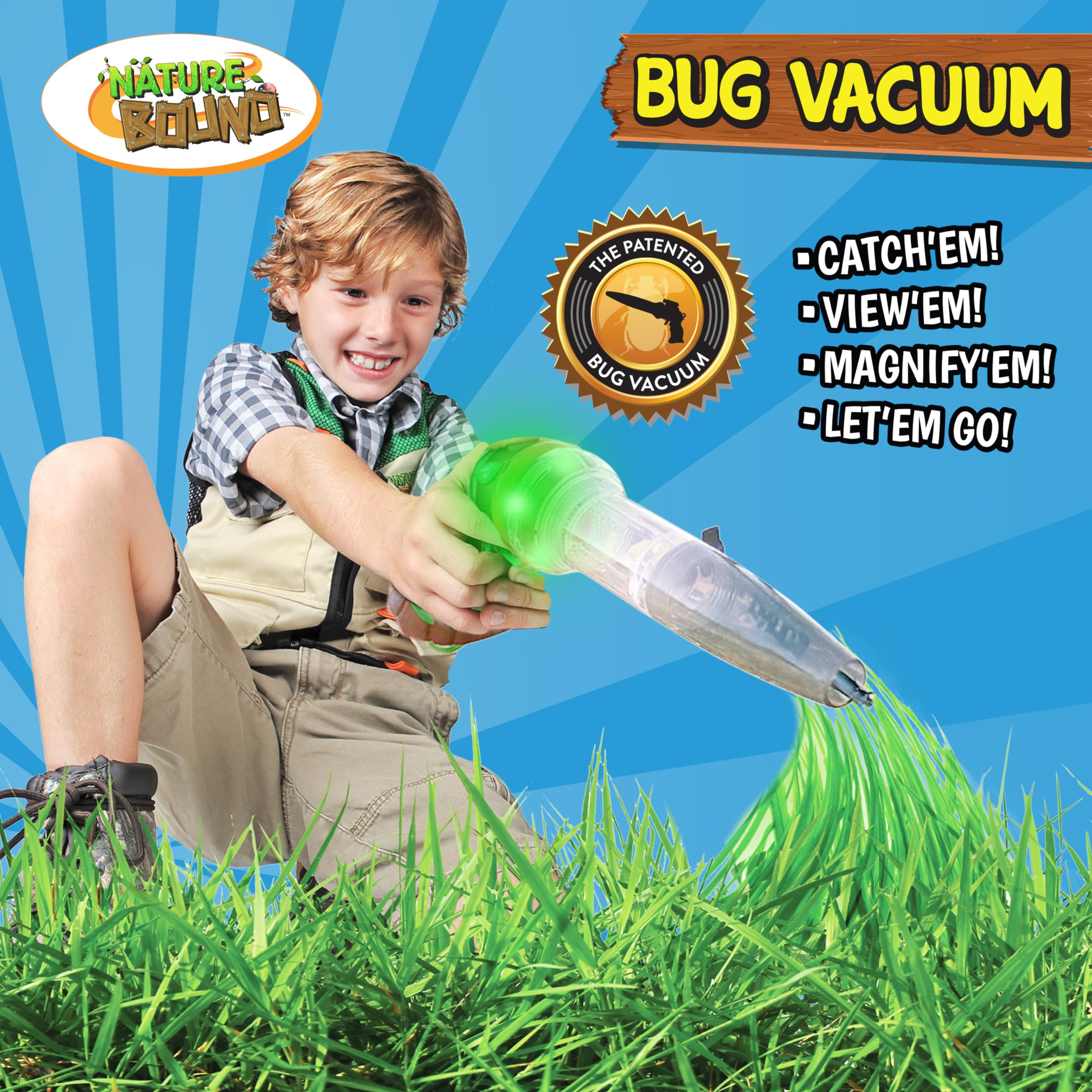 Nature Bound Bug Catcher suction mechanism demonstrates gentle capture for delicate insects