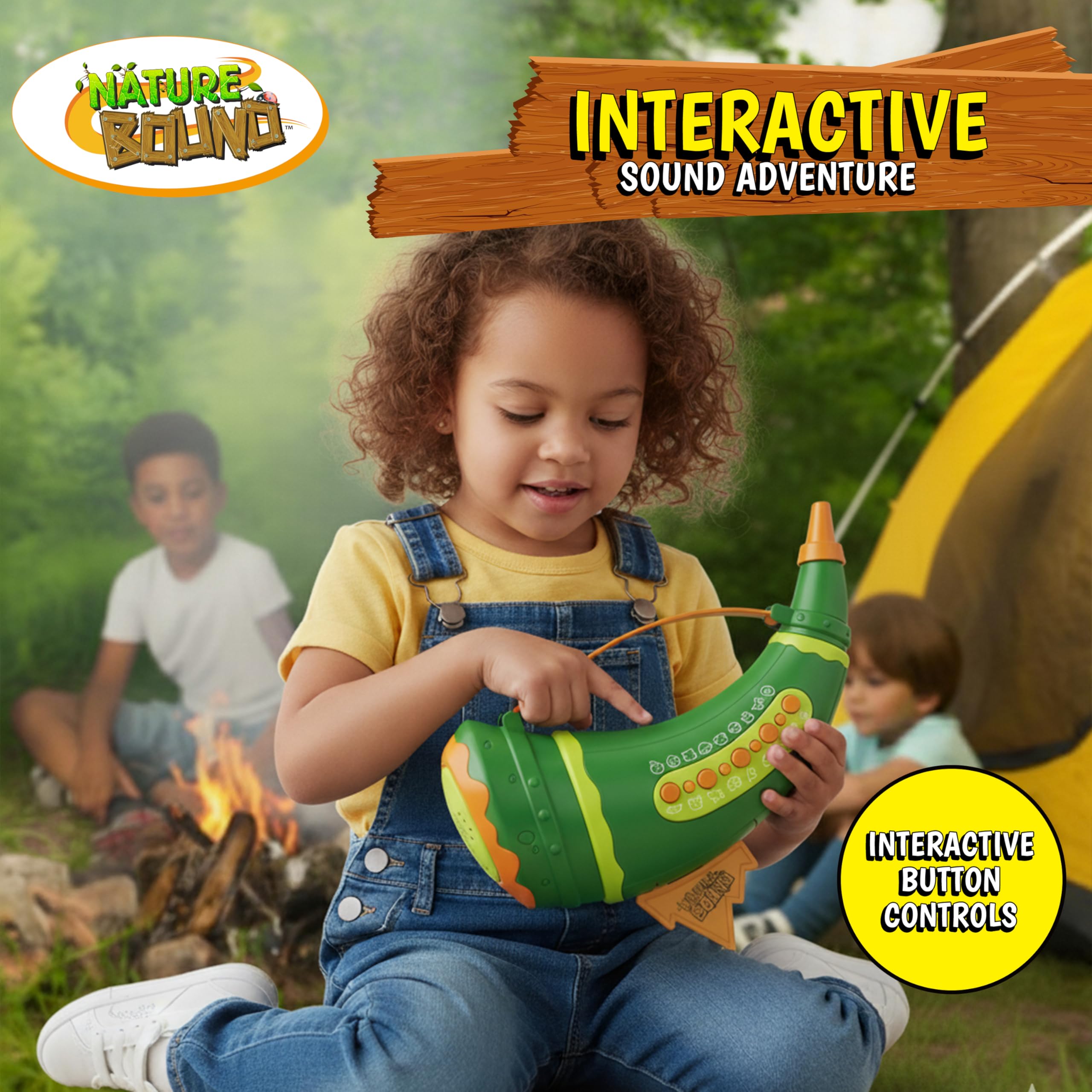 Nature Bound Critter Caller child outdoors enjoying imaginative wildlife play.