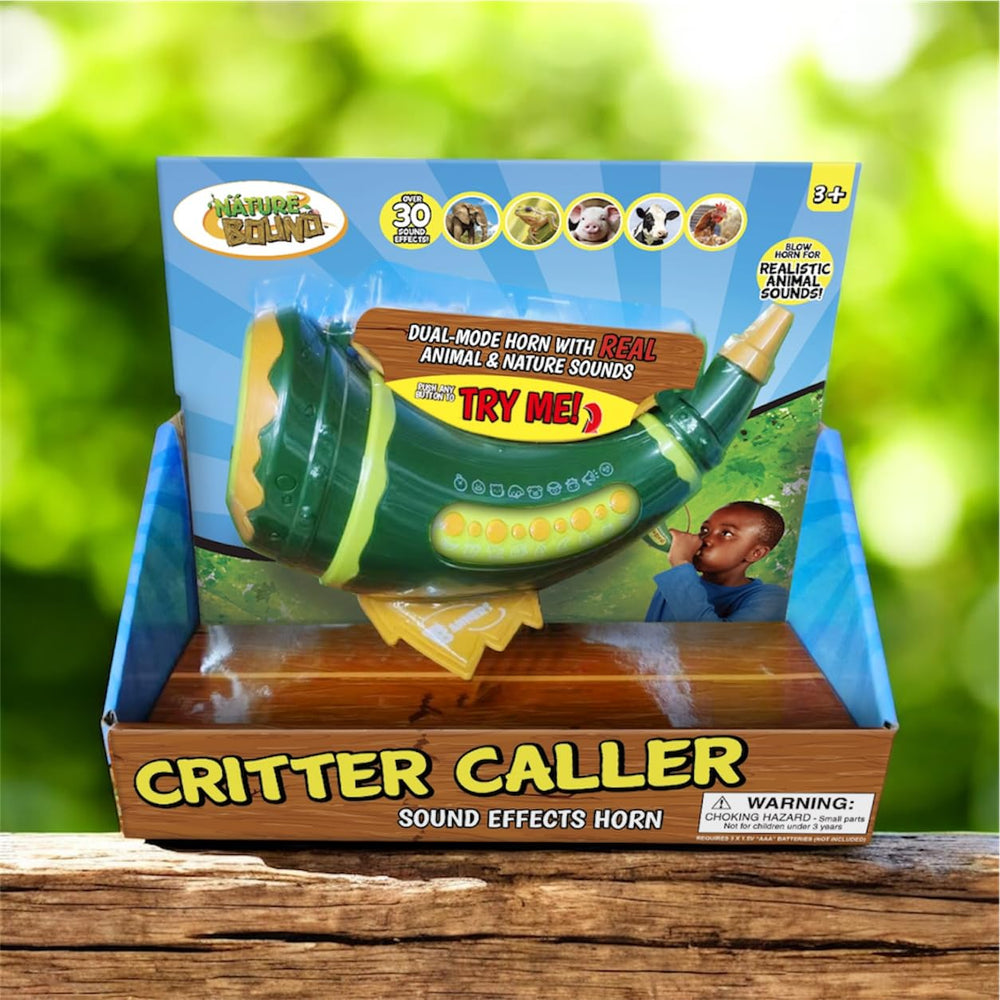 Nature Bound Critter Caller sounds close-up with diverse call options.