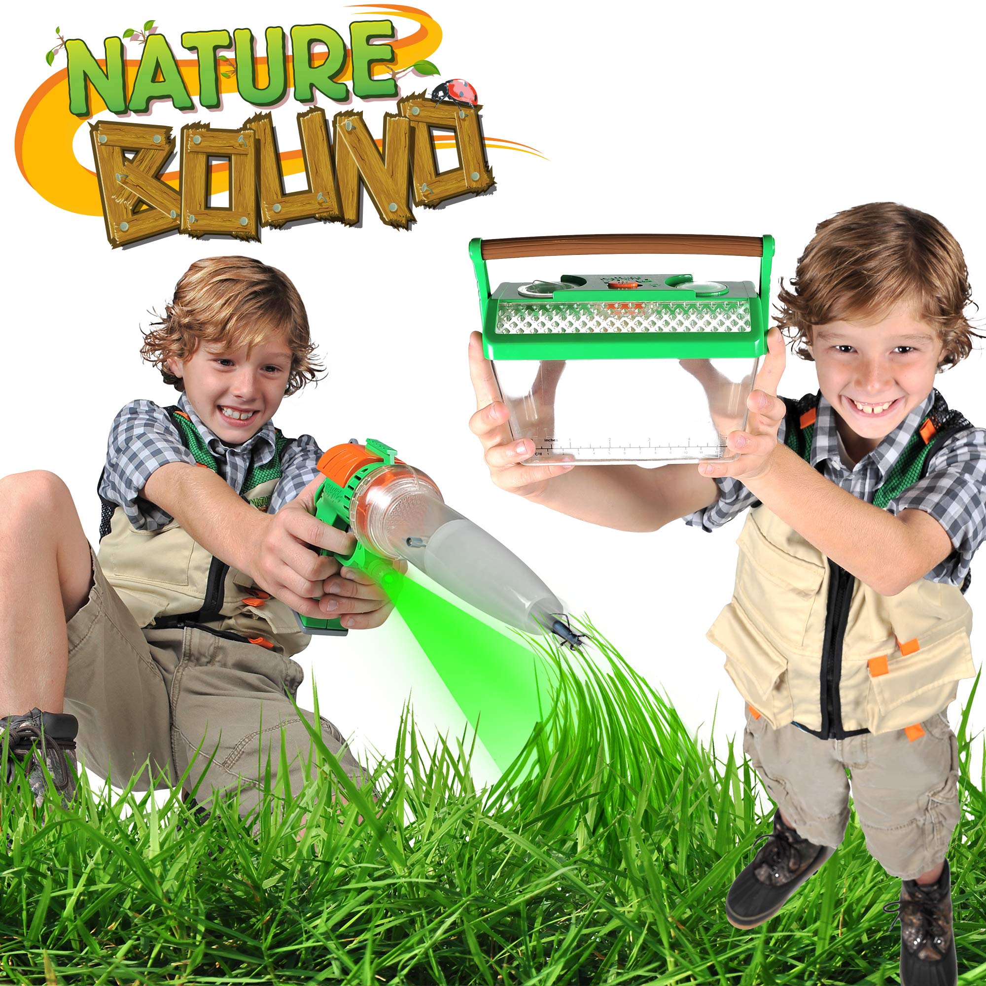 Nature Bound ergonomic handle and carabiner clip simplify on the go exploration.