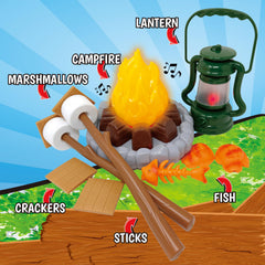 Nature Bound pretend marshmallows and crackers encourage imaginative roasting adventures.