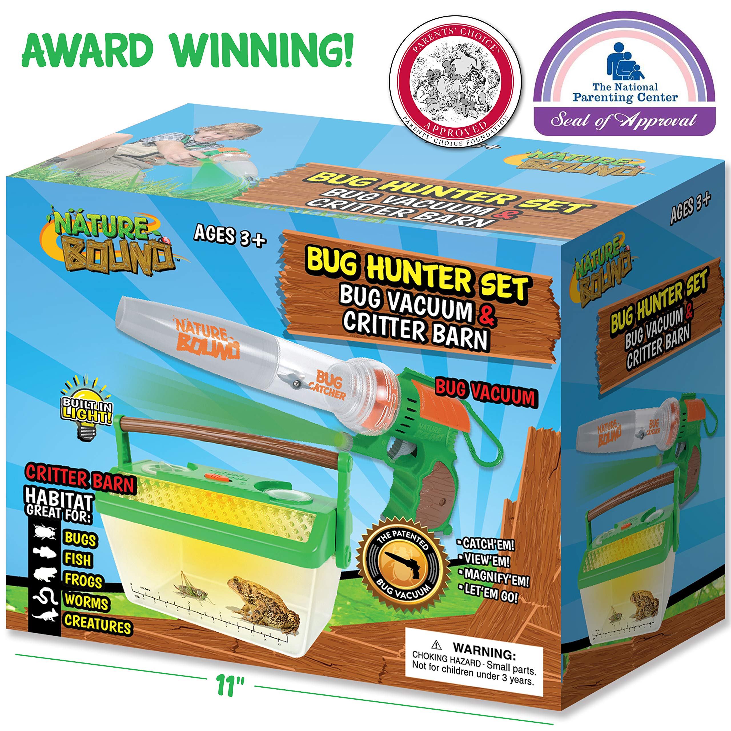 Nature Bound light up critter habitat showcases bright viewing for nocturnal discoveries.
