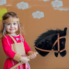 Nature Bound stick horse sound feature; high-def neighing sounds engage curiosity.