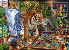 Naturelish puzzle measures 26.65 by 19.25 inches for generous play.