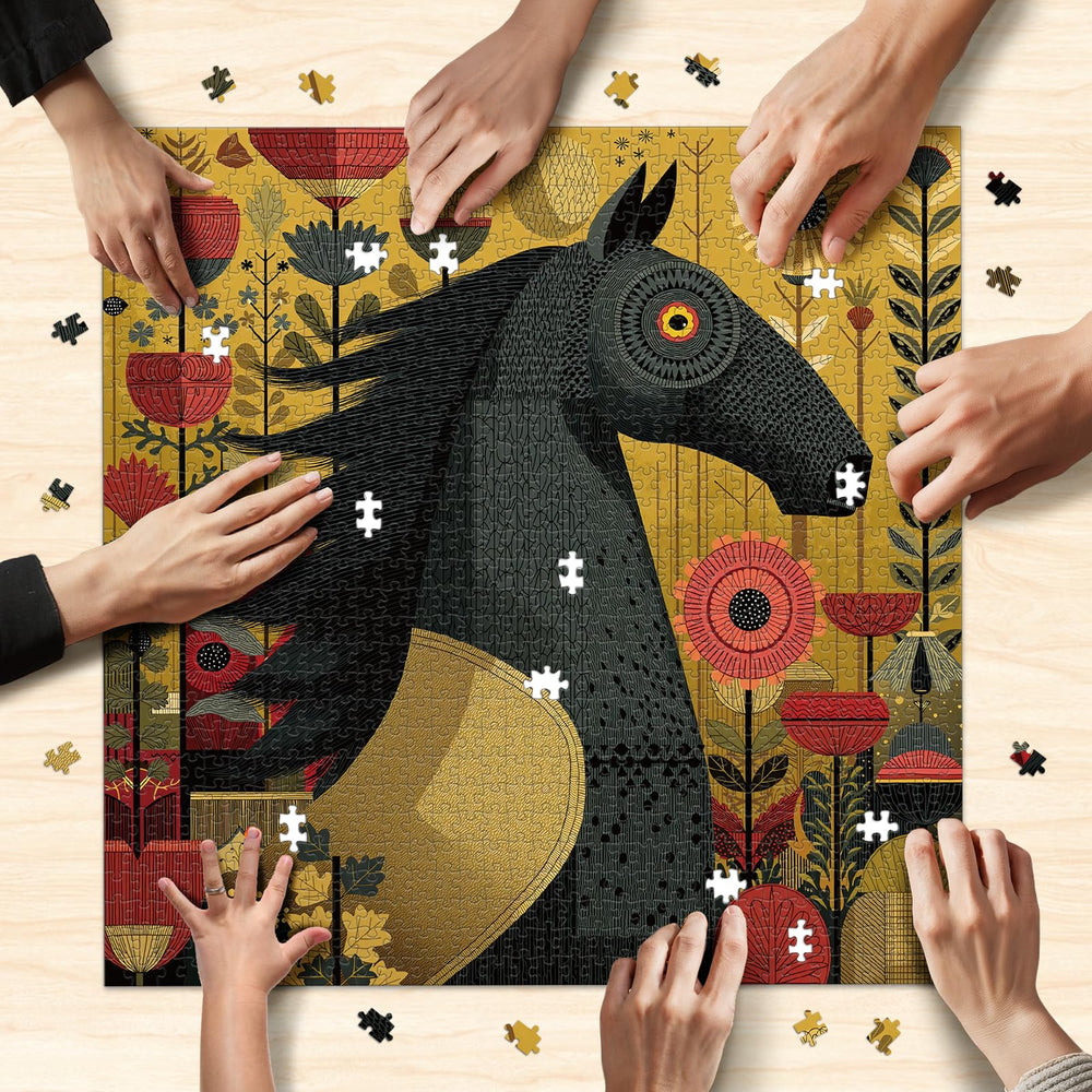 Naturelish six color coded back zones guide efficient puzzle assembly