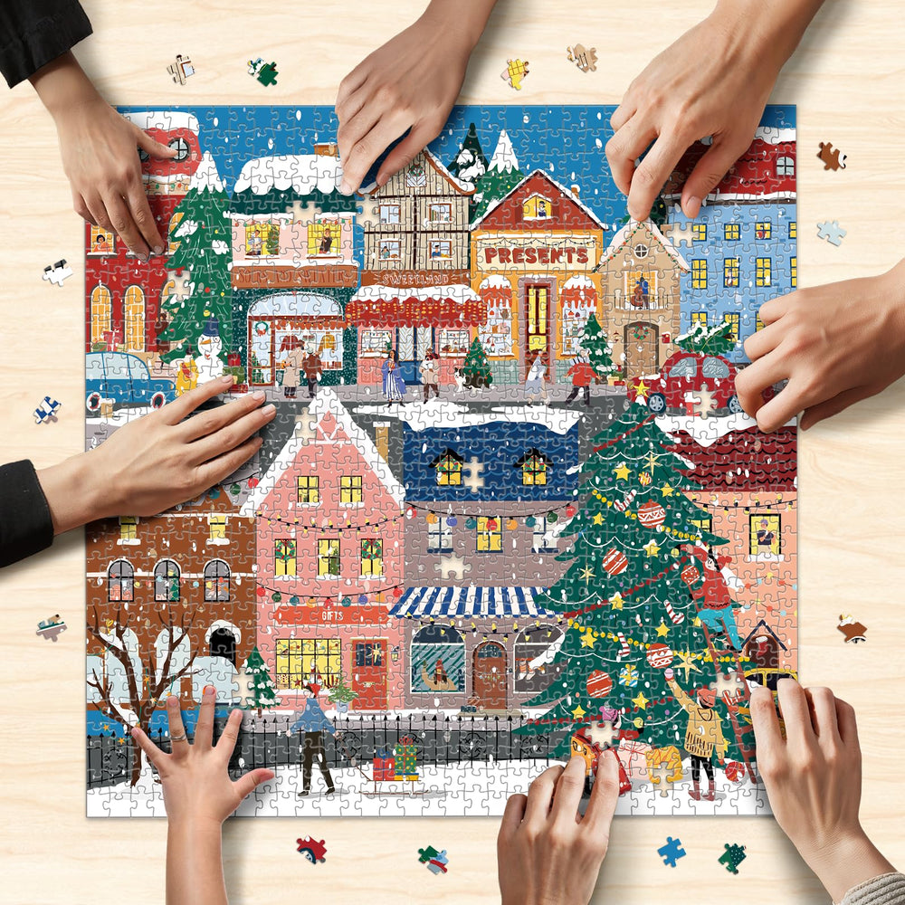 Naturelish 1000-piece puzzle packaging shown for gifting and storage.