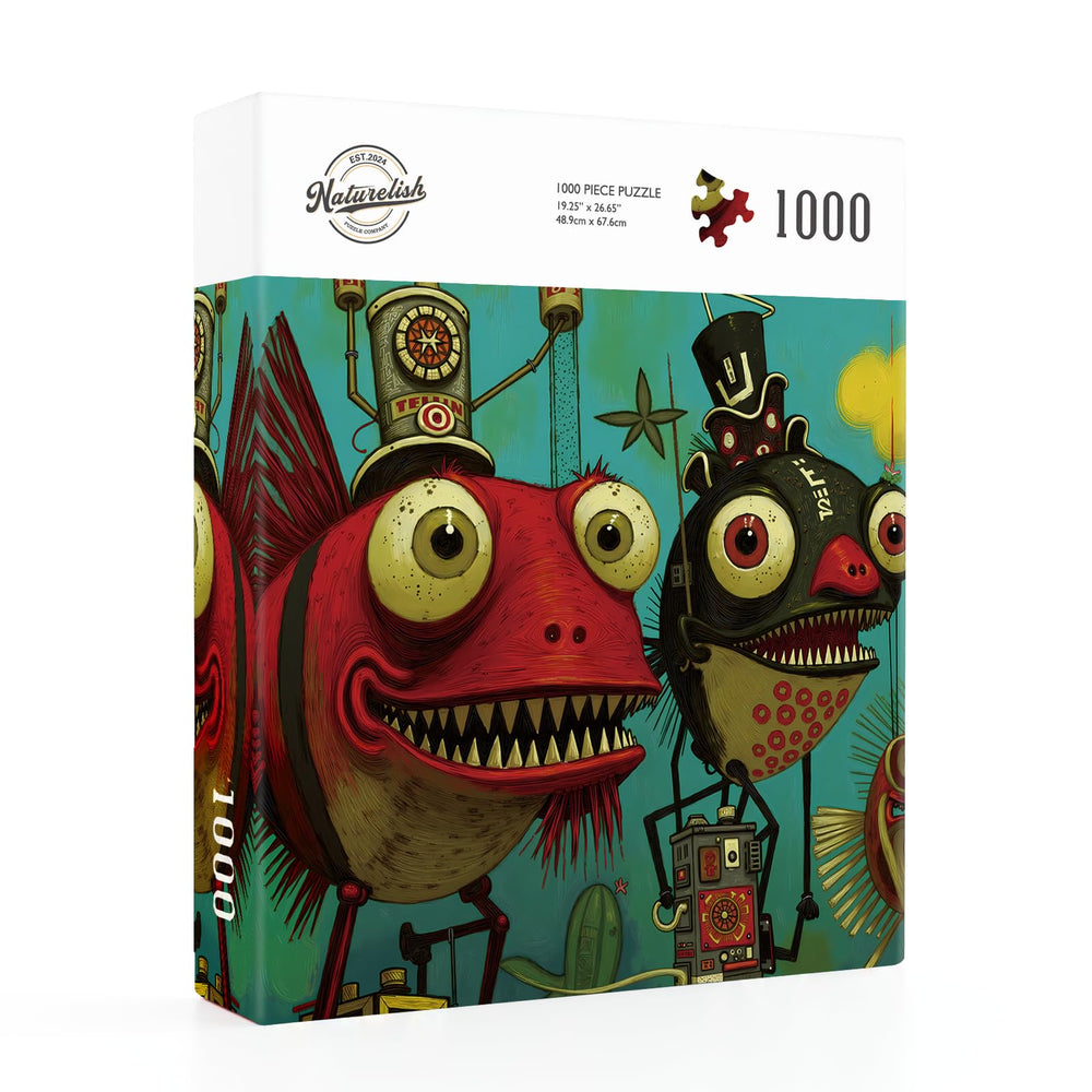 Naturelish 1000-piece puzzle arrives with a durable box and pouch for gifting