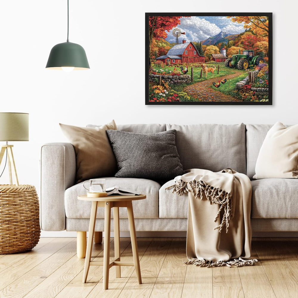 Naturelish puzzle size 26.6 by 19.2 inches.