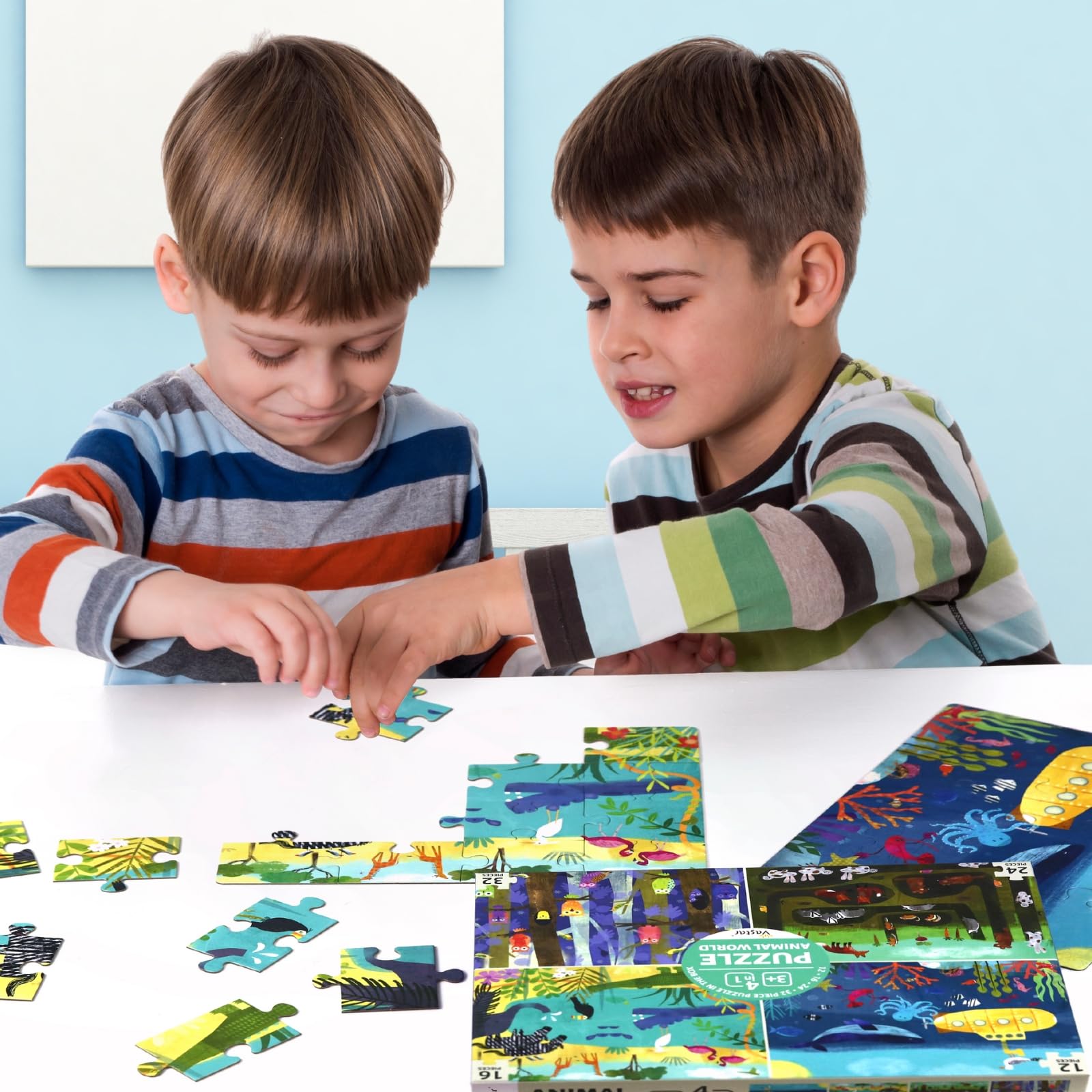 Naturelish animals world 24-pcs puzzle enhances planning and spatial awareness