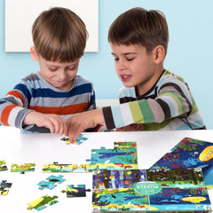 Naturelish animals world 24-pcs puzzle enhances planning and spatial awareness