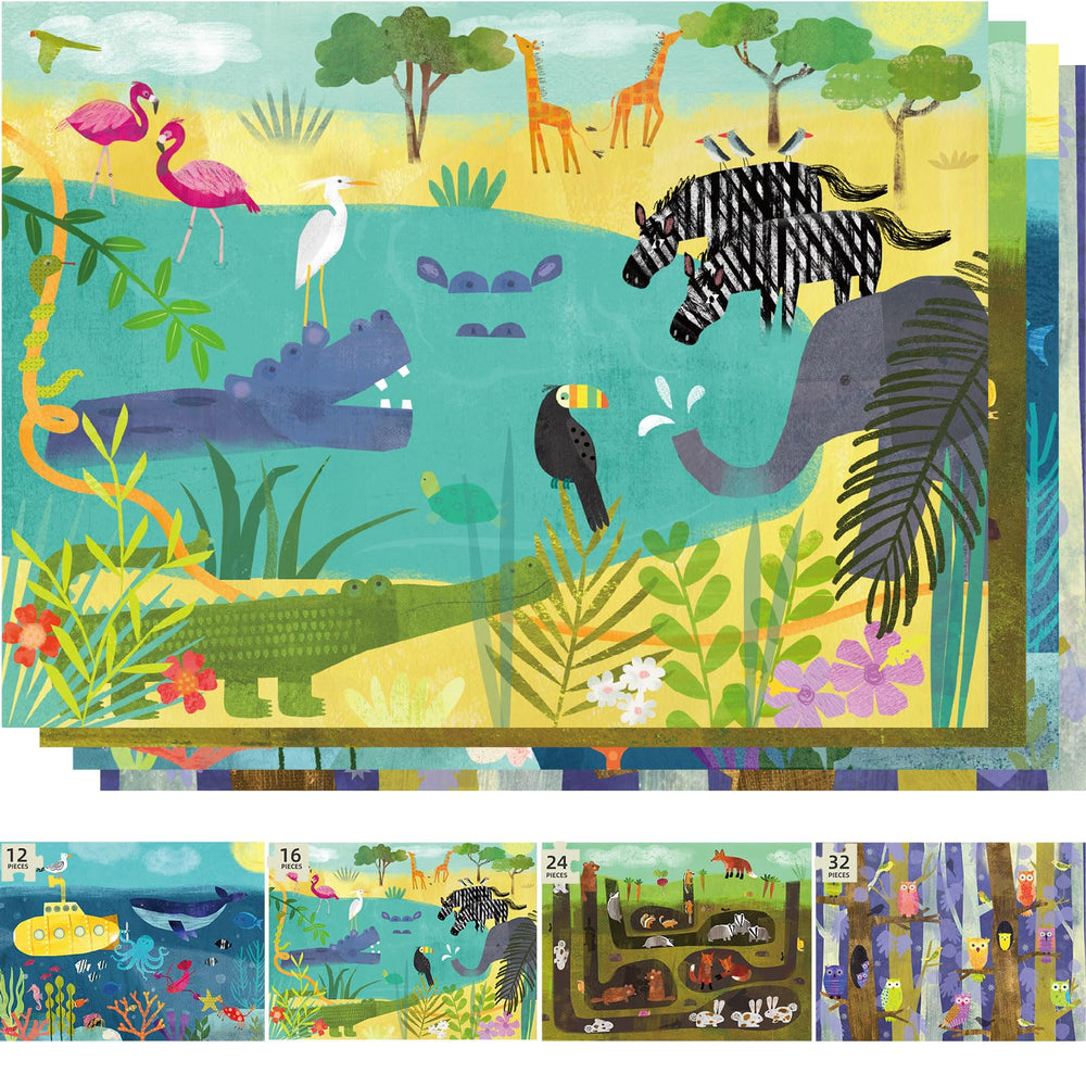 Naturelish kid-assembly-time scene captures engaging, independent play
