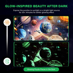 Naturelish Space Explorer puzzle rover scene ideal for family puzzle night.
