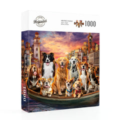 Naturelish Sunset Dogs puzzle gift-ready packaging for a thoughtful surprise
