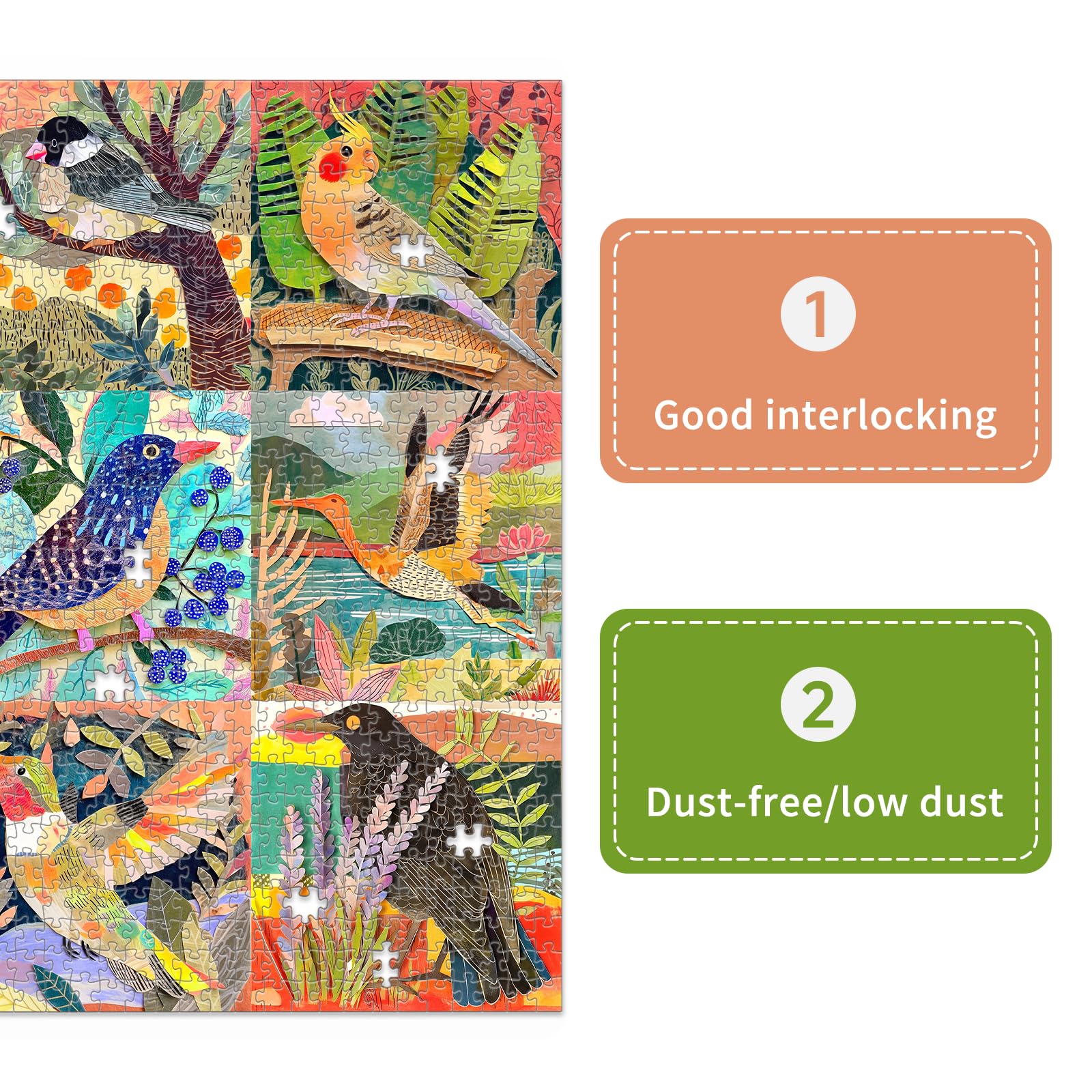 Naturelish uniquely shaped pieces invite varied fits during solving