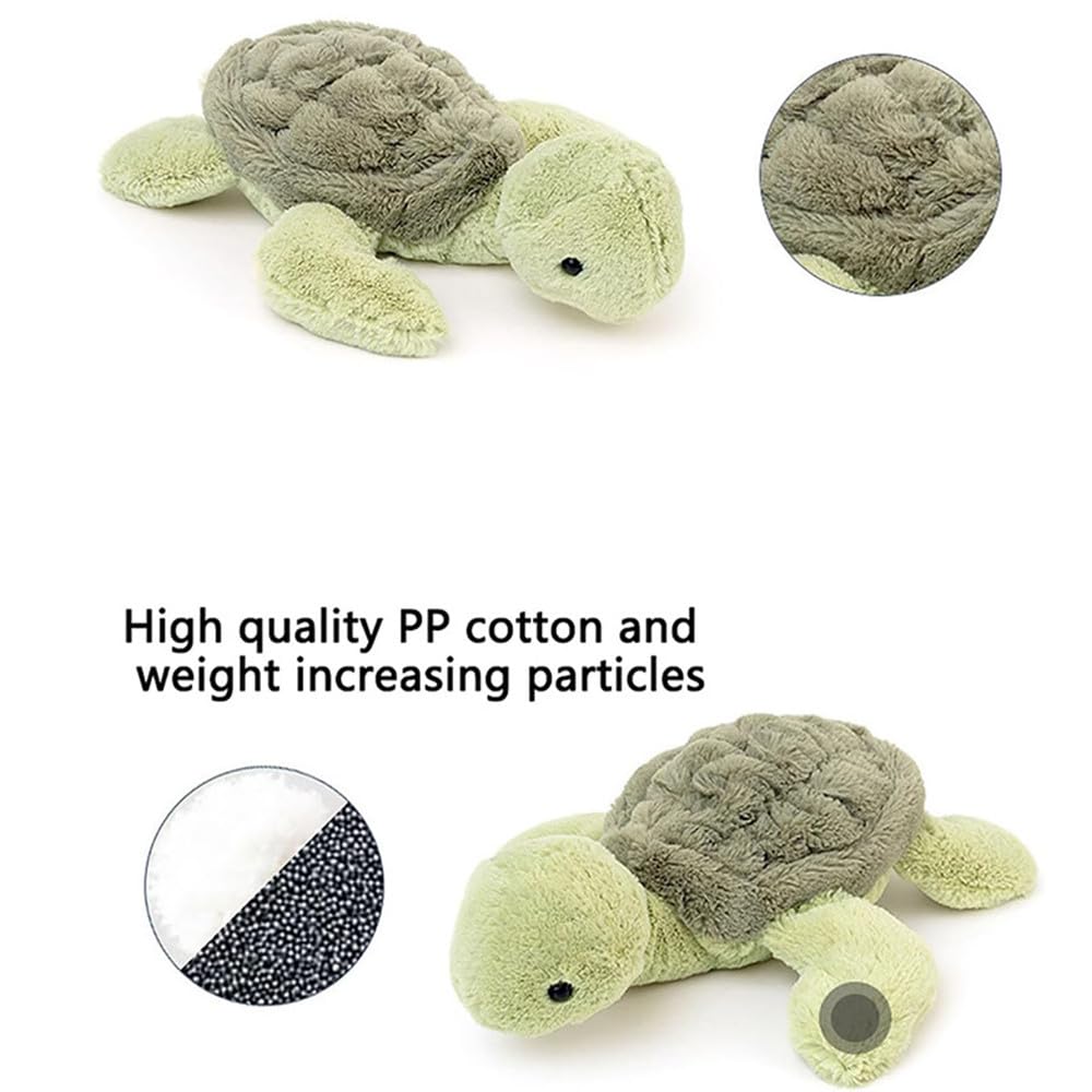 NatureMan plush turtle body providing soft support for comforting moments.