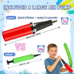 Kids play with Nautydaddy balloon toys during outdoor activities