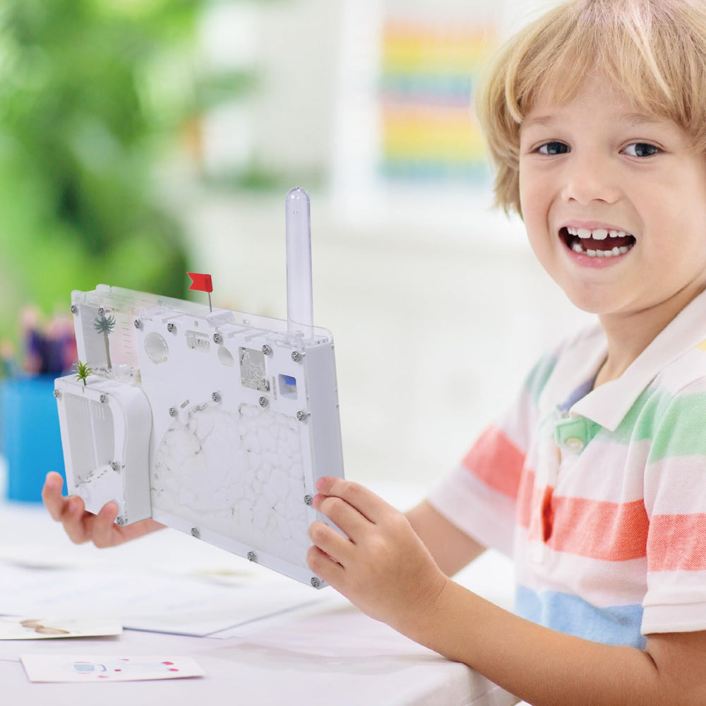 NAVADEAL Sand Ant Farm Castle kid-friendly science toy for home learning.