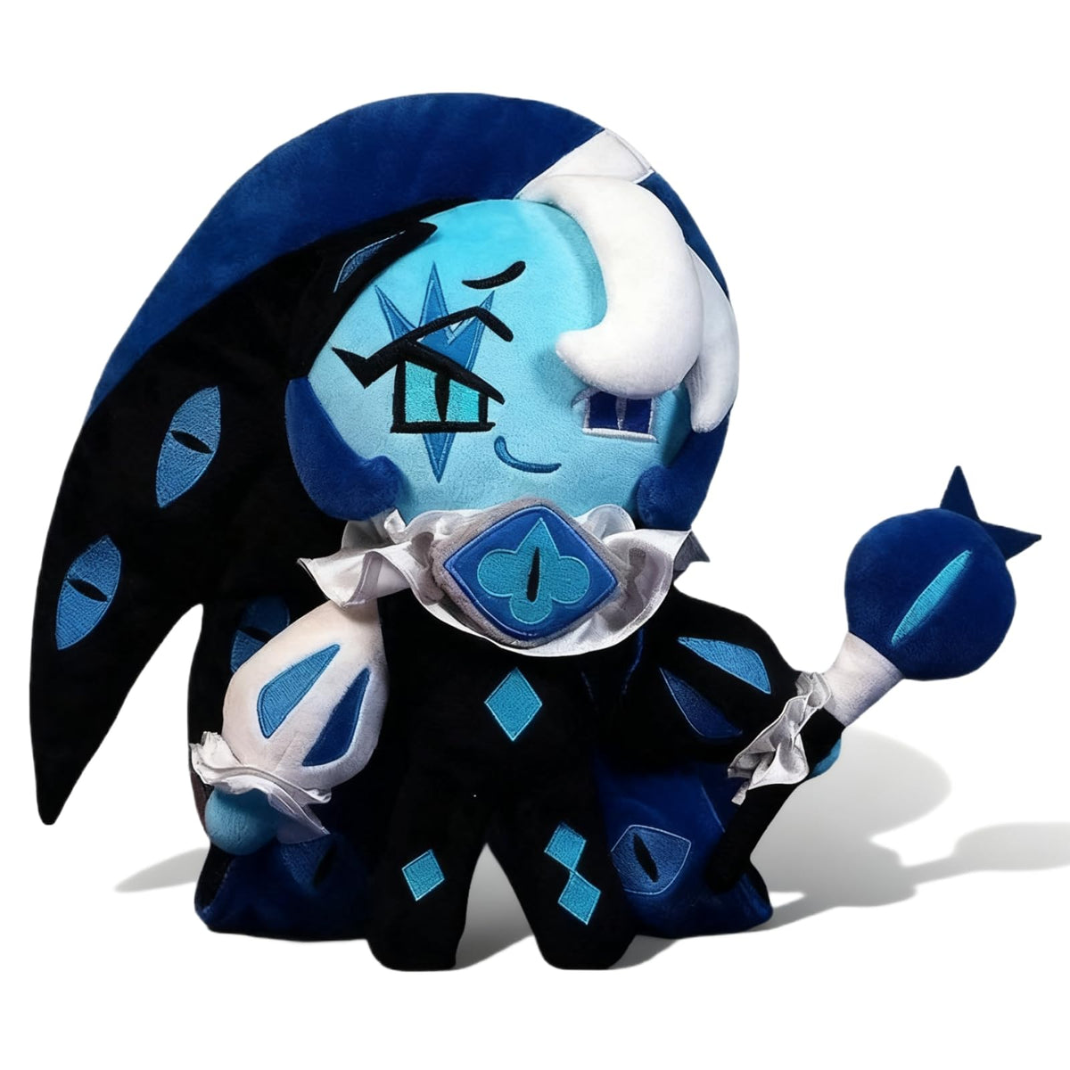 NAXKZI Shadow Milk Cookie Plush face detail shows fine stitching and plush softness