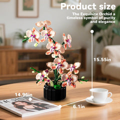 Nayihoop Orchid Building Set assembly steps show easy construction