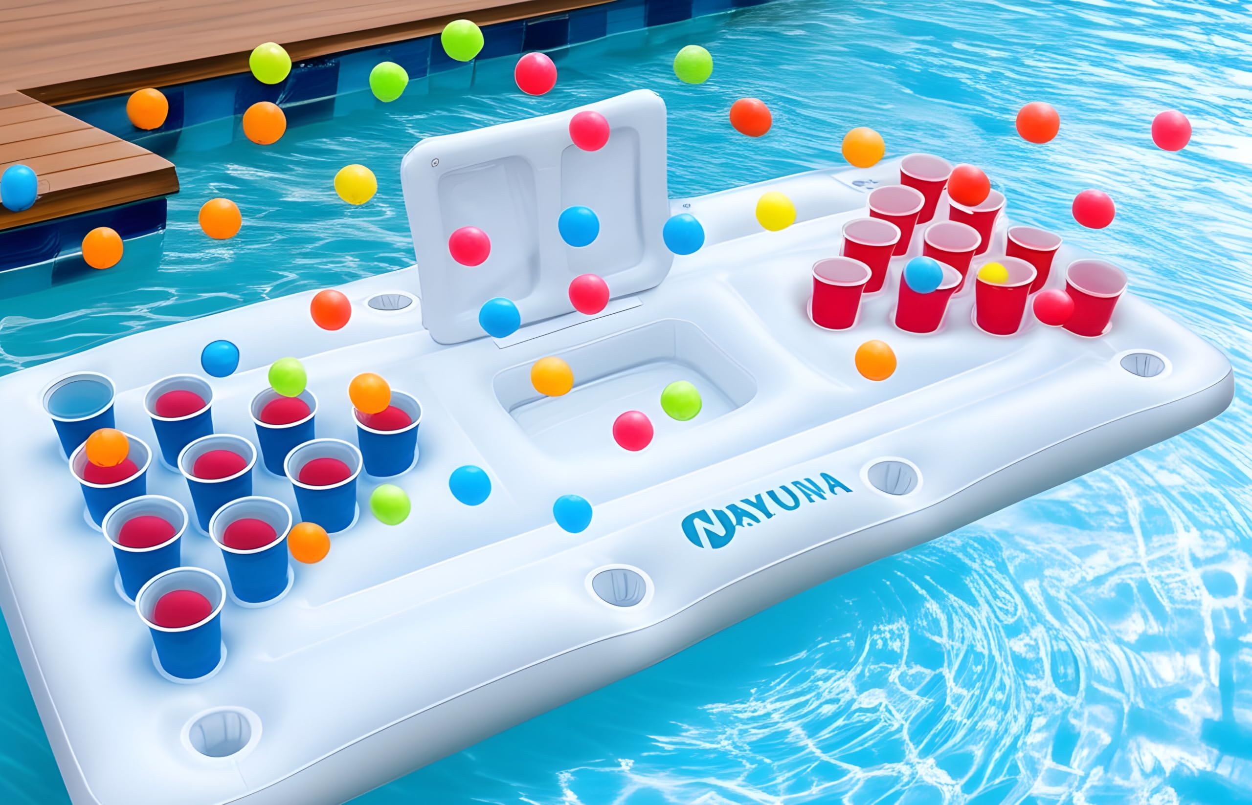 NAYUNA Floaty fast valve inflation for quick setup and takedown