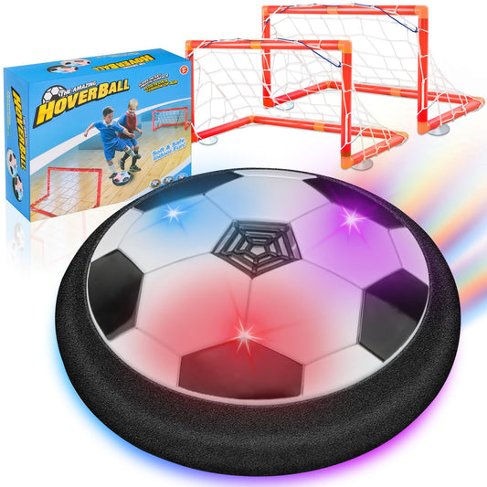 Nazano LED Hover Soccer Ball indoors, gliding smoothly for indoor play.