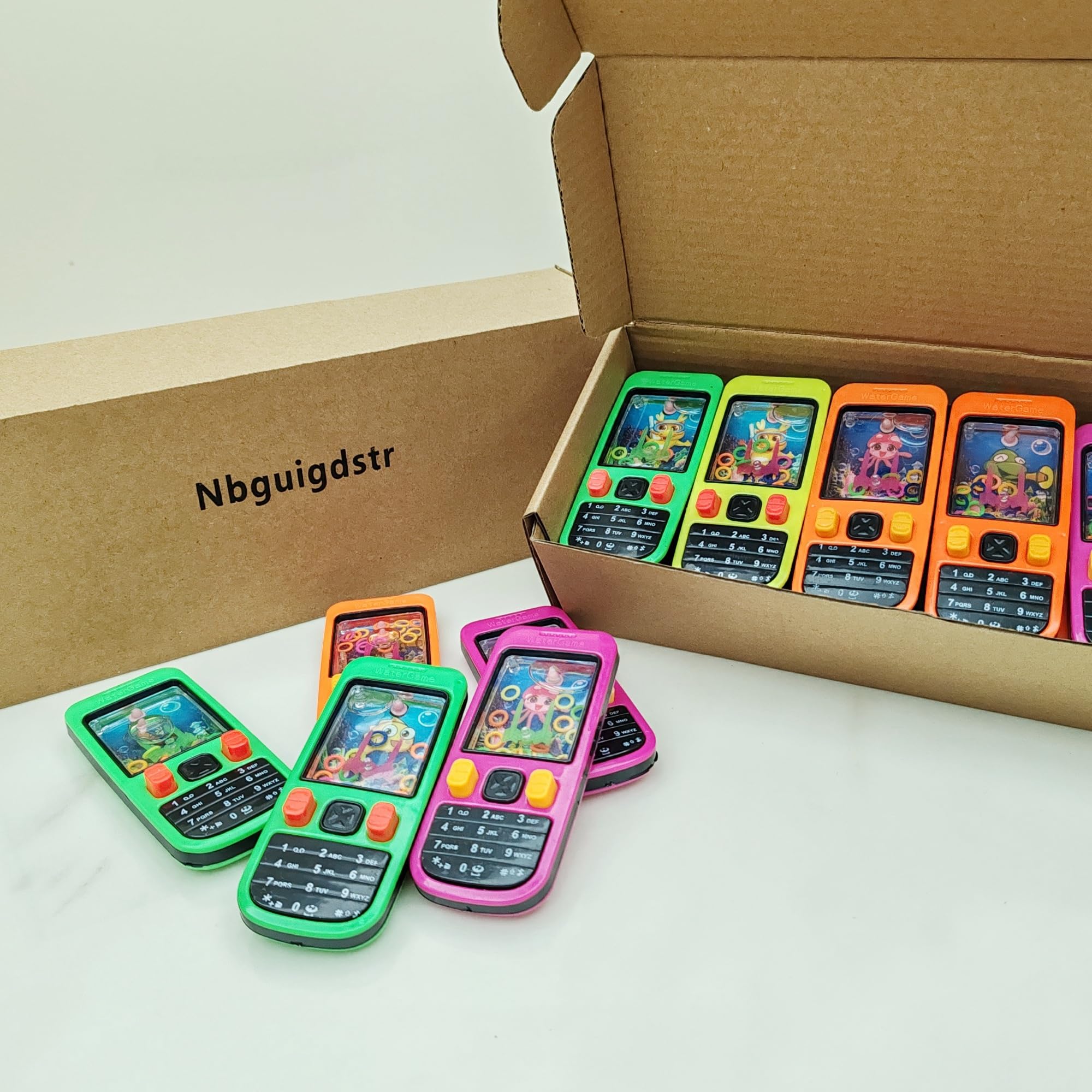 Vibrant Nbguigdstr handheld water ring game colors for events and play.