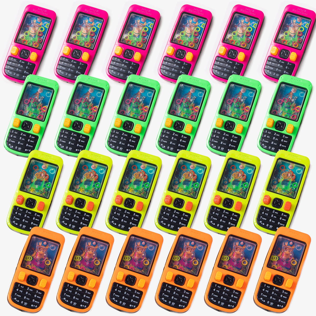 Nbguigdstr handheld water ring game in colorful packs for party prizes.