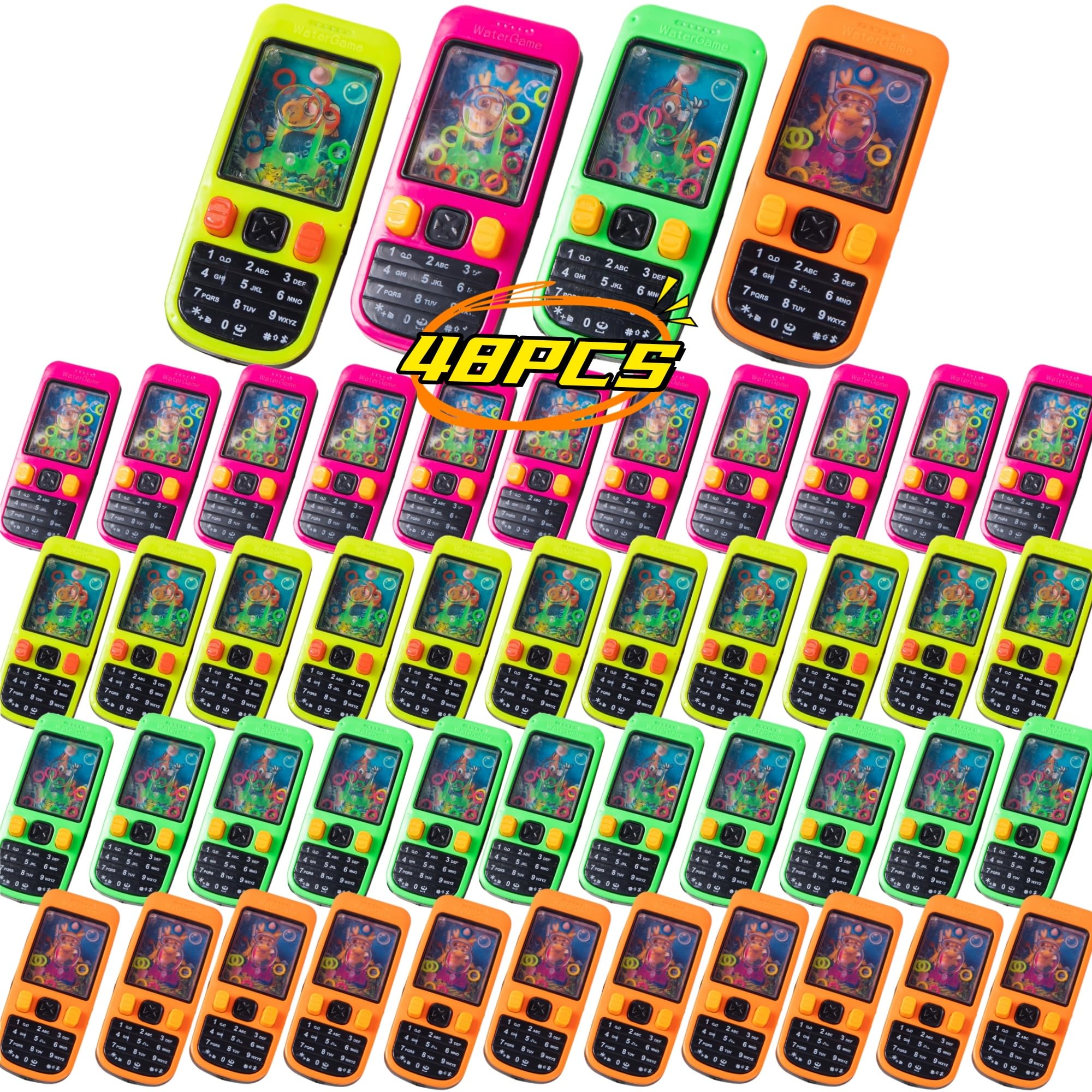 Nbguigdstr handheld water ring game packaging with colorful rings for party prizes.