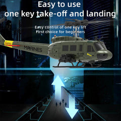 NBJIALIN RC ERA C032 Huey 2.4G-6CH control with upgradeable compatibility.