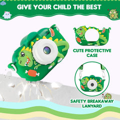 NBKLS kids camera includes a 32GB SD card for instant storage.
