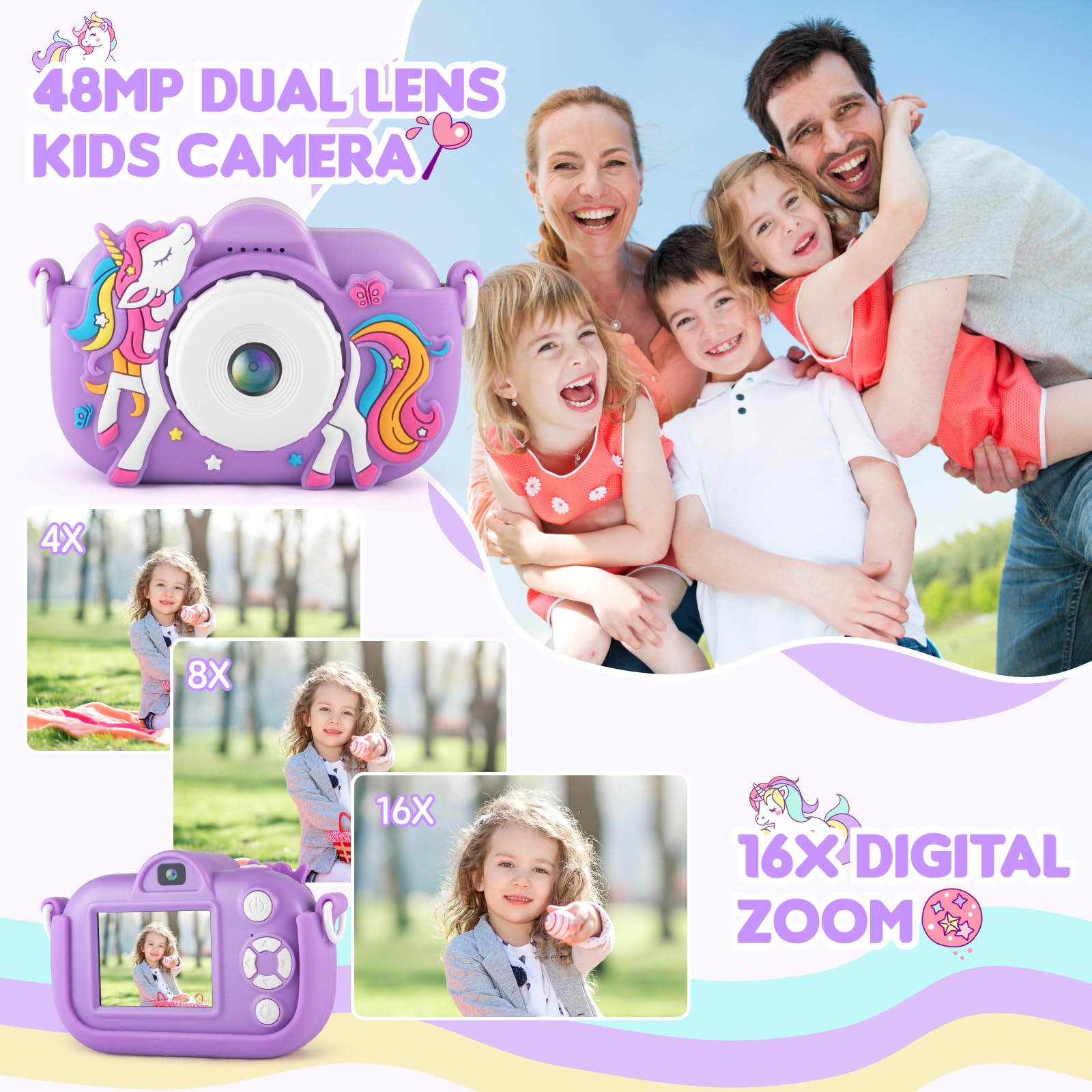 NBKLS kids camera with frames and filters sparks playful photo creativity