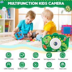 NBKLS kids camera selfie mode for easy self-portraits.