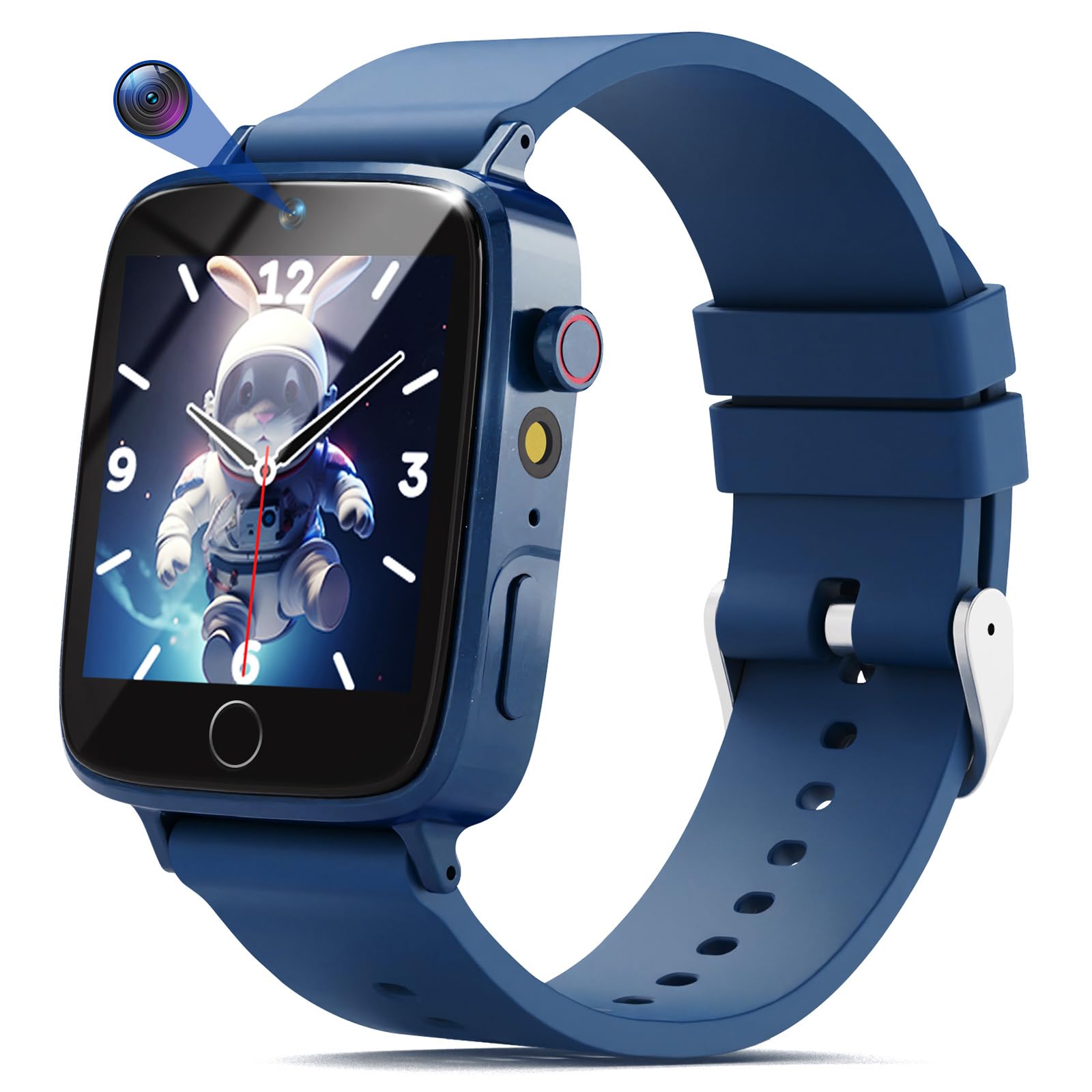 NBKLS Kids Smart Watch 1.54-inch touchscreen for interactive learning on the go.