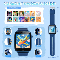 NBKLS Kids Smart Watch long battery life for week-long use.