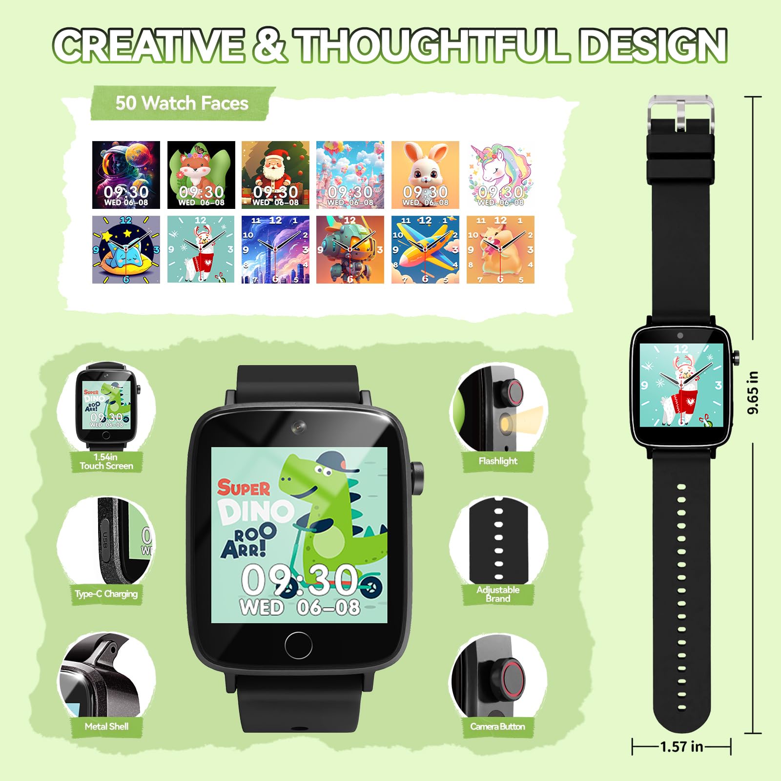 NBKLS Kids Watch pedometer encourages active movement