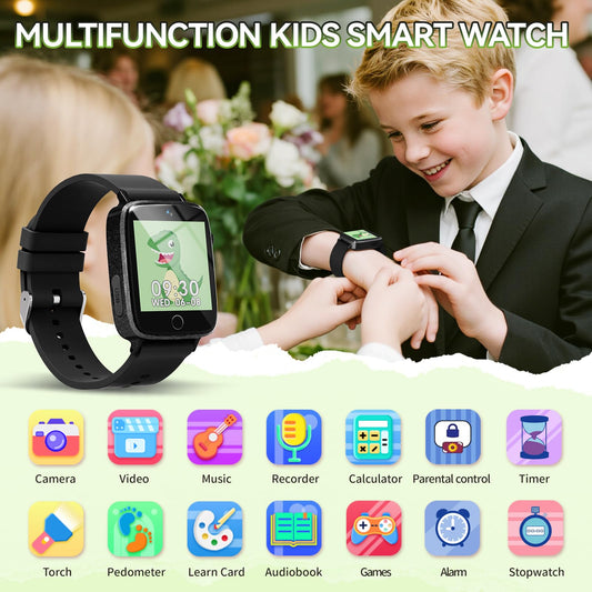 NBKLS Kids Watch touch screen for easy navigation during play