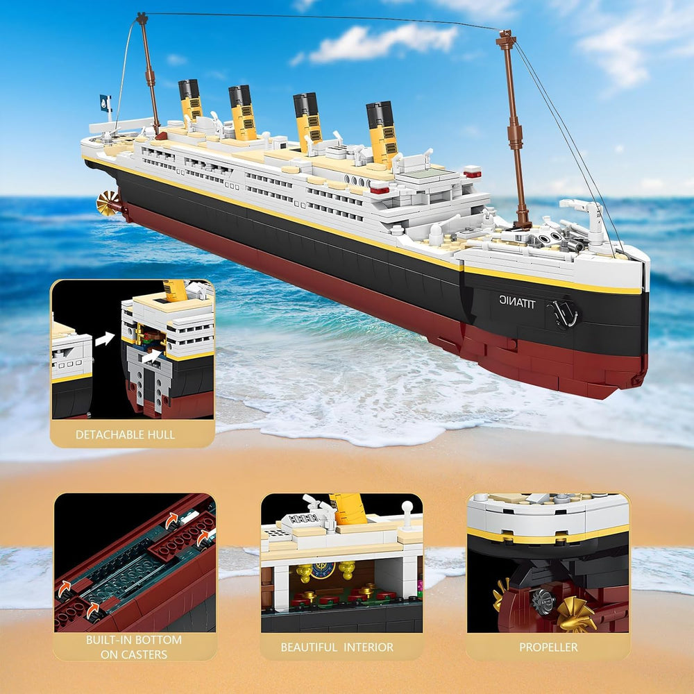 NDZUI Titanic blocks compatible with major brands for versatile building