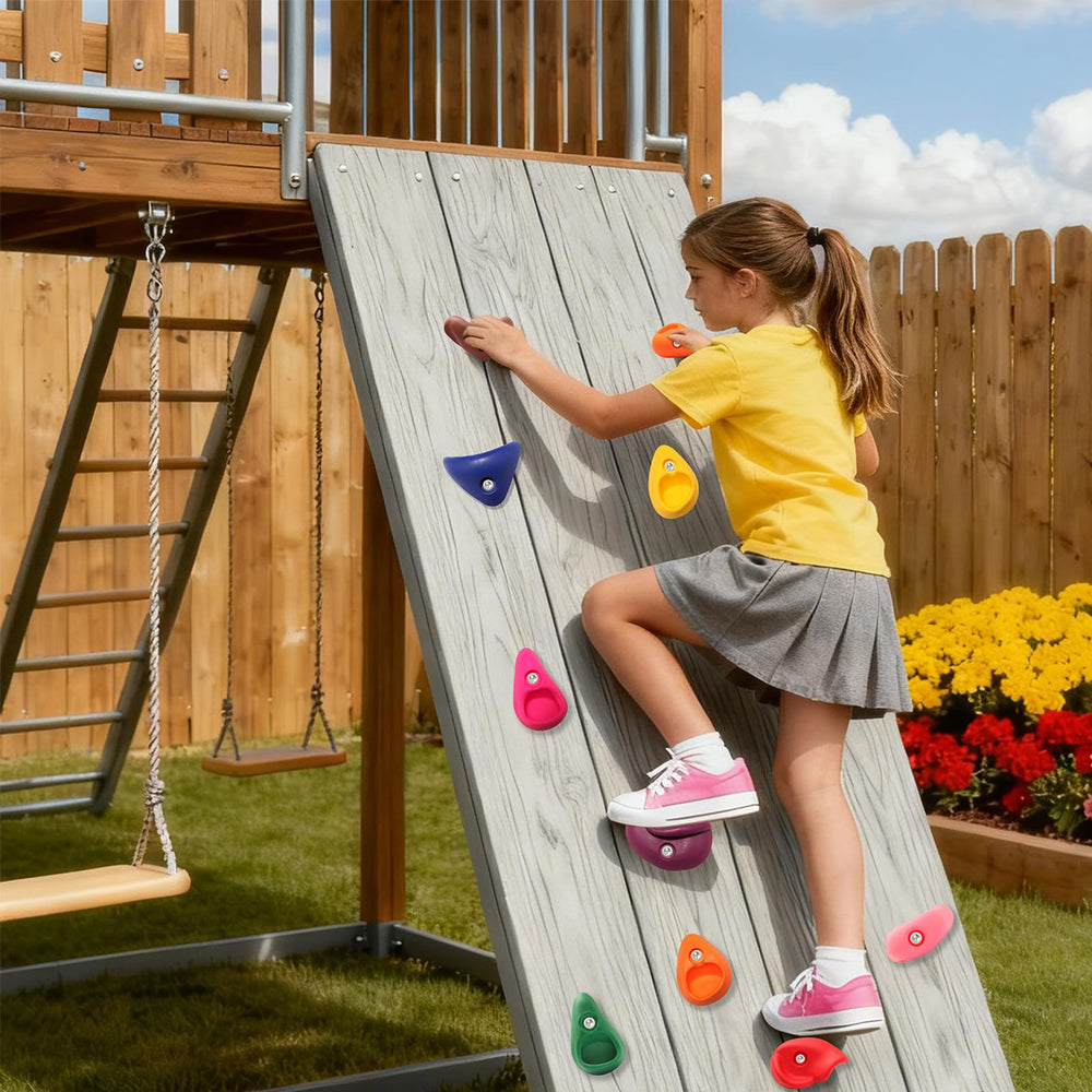 NEATATOU quick installation holds simplify setup for home walls and play areas.
