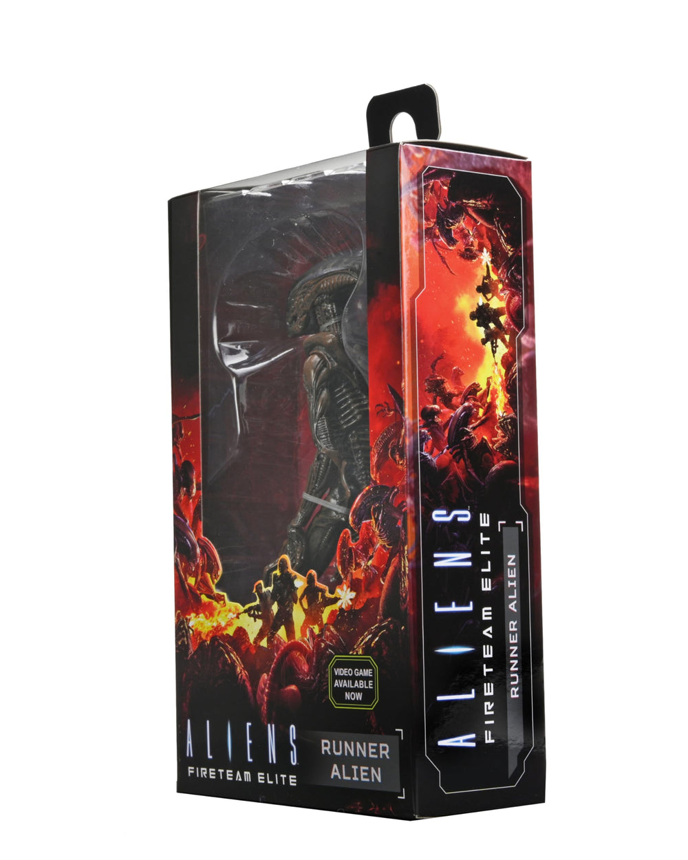 NECA Aliens Fireteam Elite window box packaging for display