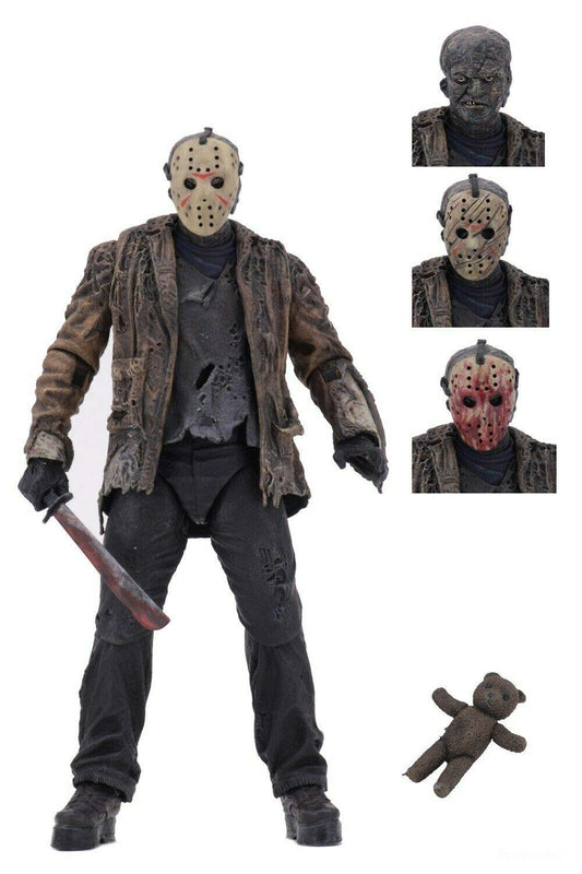 NECA Ultimate Jason in battle pose for dramatic display