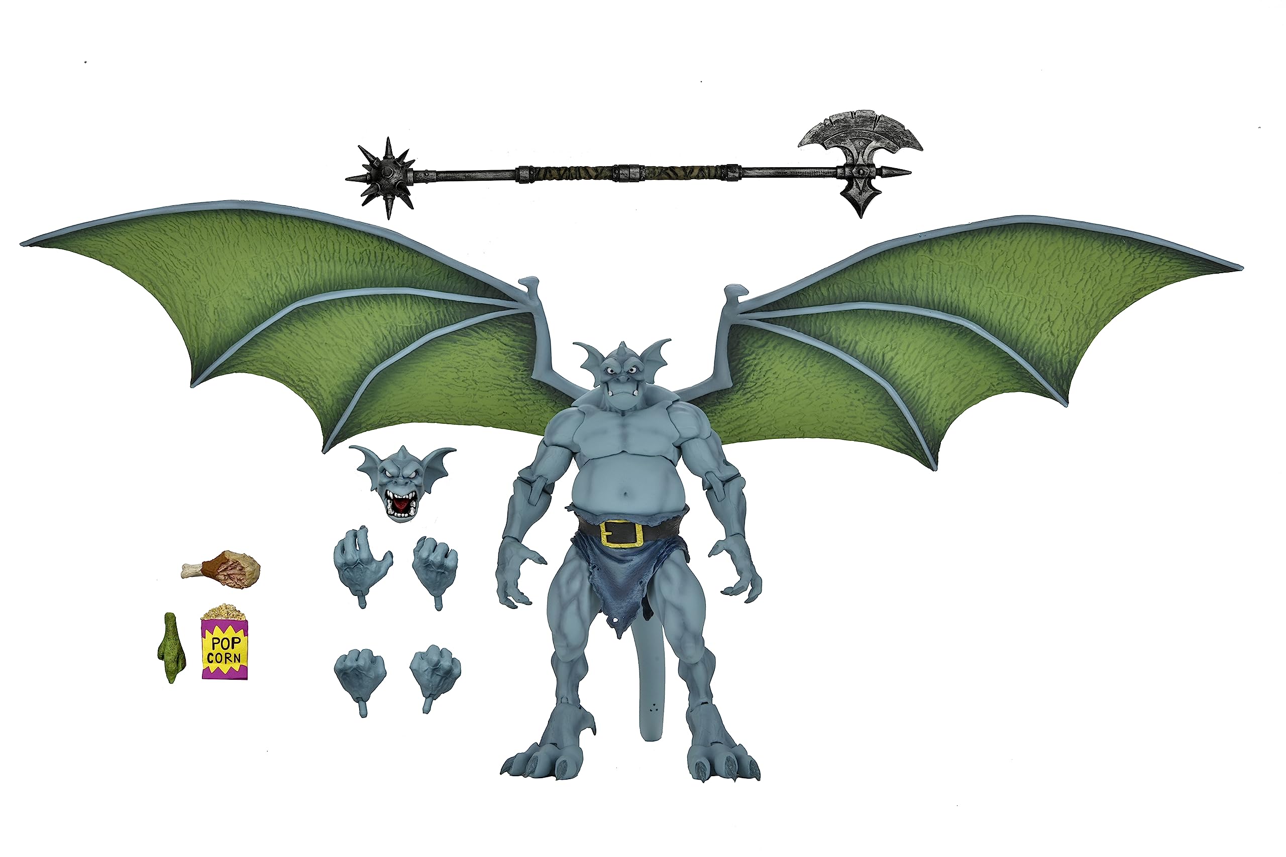 NECA Gargoyles Broadway figure front view with poseable articulation for dynamic display.
