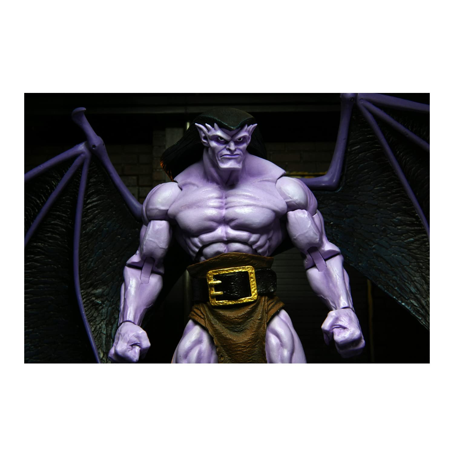 NECA Gargoyles Goliath Ultimate 7in interchangeable heads for pose variety