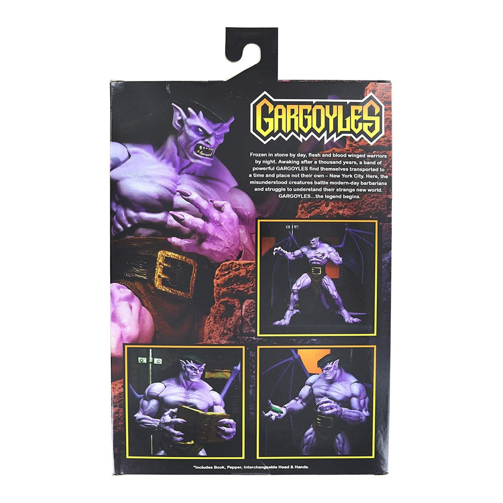 NECA Gargoyles Goliath Ultimate 7in pepper accessory detail for authenticity