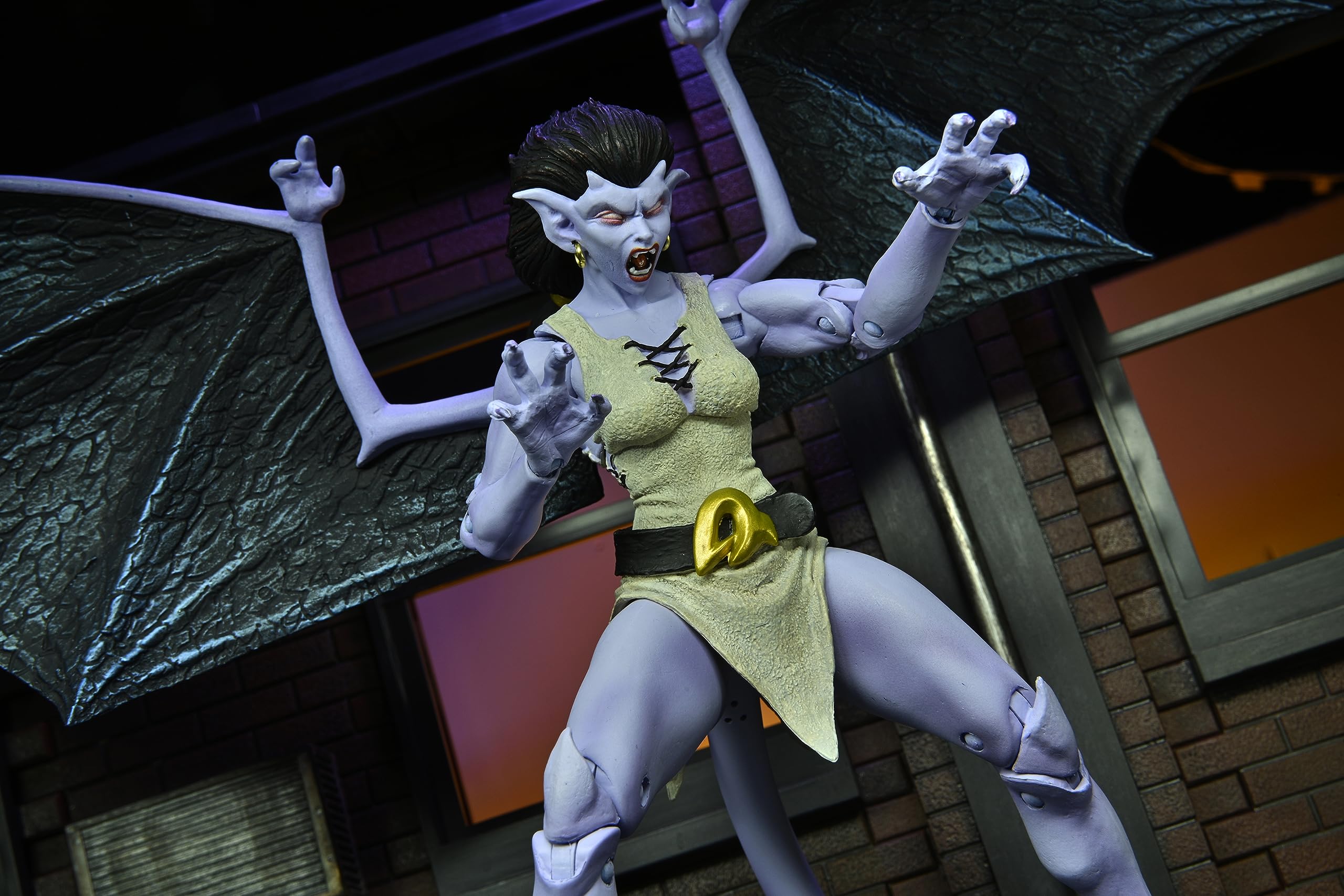 NECA Gargoyles licensed packaging with window box for display