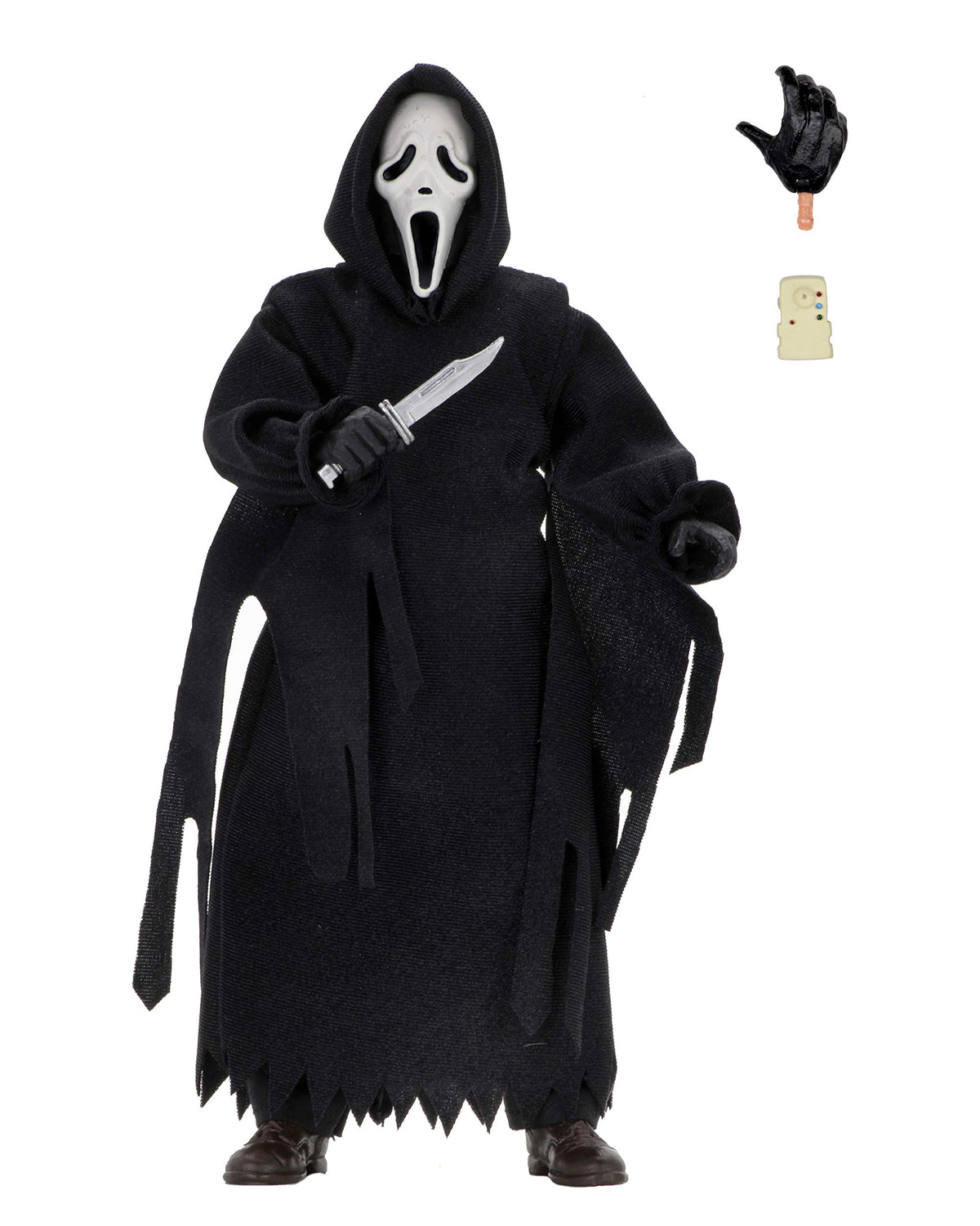 NECA Ghost Face 8-inch clothed figure for display and posing.