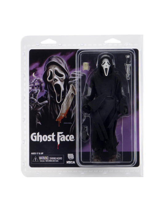 NECA Ghost Face mask detail showing screen-accurate likeness.