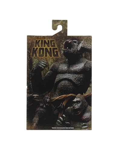 NECA King Kong detailed hair and battle-wounds add realism
