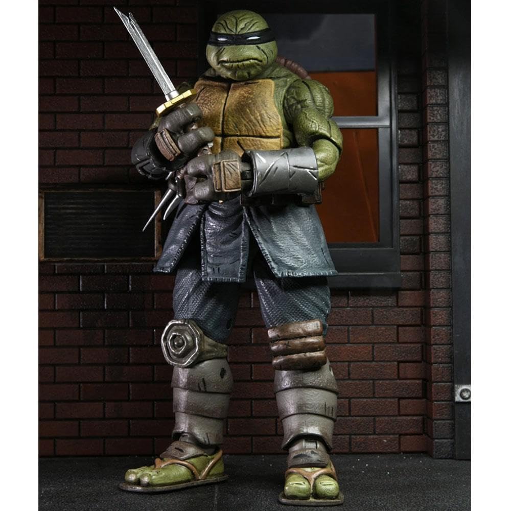 NECA Splinter's journal accessory adds storytelling depth to the Last Ronin setup.