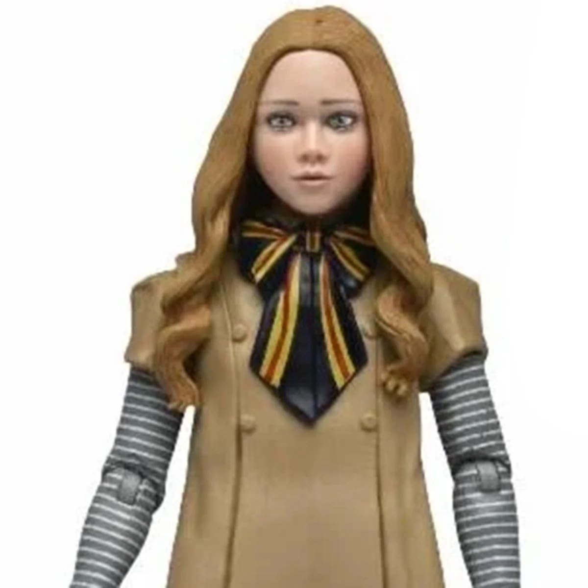 NECA M3GAN Ultimate front view figure for collectors and display enthusiasts on shelves
