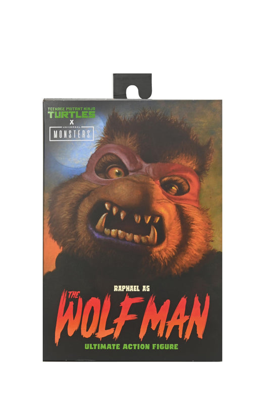 NECA Raphael Wolfman 7in figure ready for display on shelf